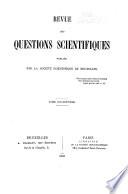 Télécharger le livre libro Revue Des Questions Scientifiques